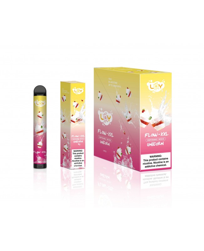 Loy Flow XXL Disposable  2400 Puffs - Unicorn