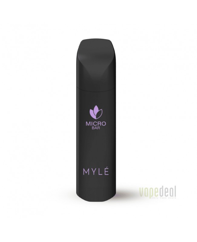 Myle Micro Bar Disposable 1500 Puffs Zero Nic Plant Based - Grape Mint