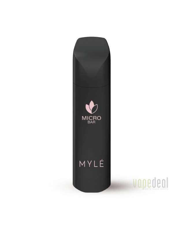 Myle Micro Bar Disposable 1500 Puffs Zero Nic Plant Based - Passion Strawberry