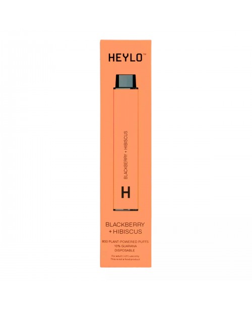 Heylo Disposable Nicotine Free - Blackberry Hibisc...