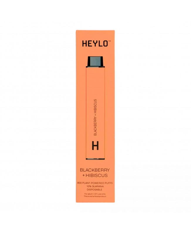 Heylo Disposable Nicotine Free - Blackberry Hibiscus