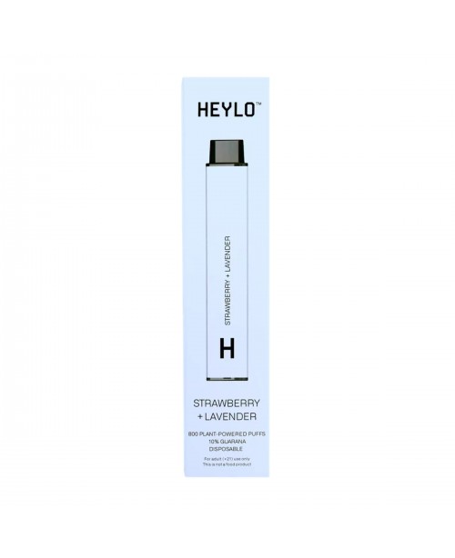 Heylo Disposable Nicotine Free - Strawberry Lavend...