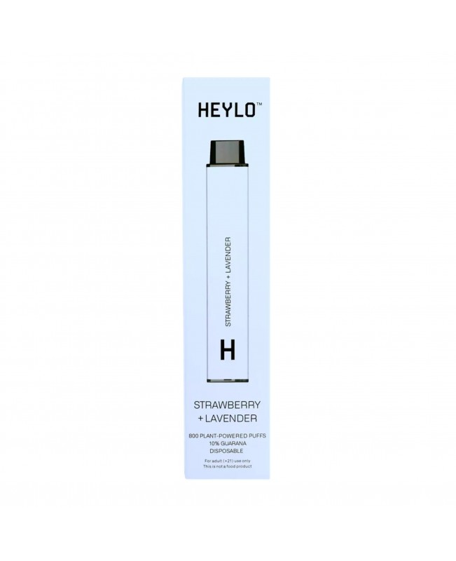 Heylo Disposable Nicotine Free - Strawberry Lavender