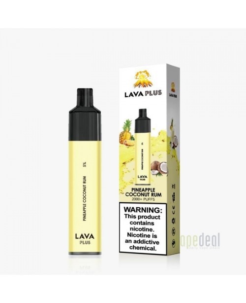 Lava Plus 2000 Puffs Disposable - Pineapple Coconu...