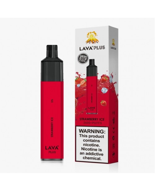 Lava Plus 2600 Puffs Disposable - Strawberry Ice