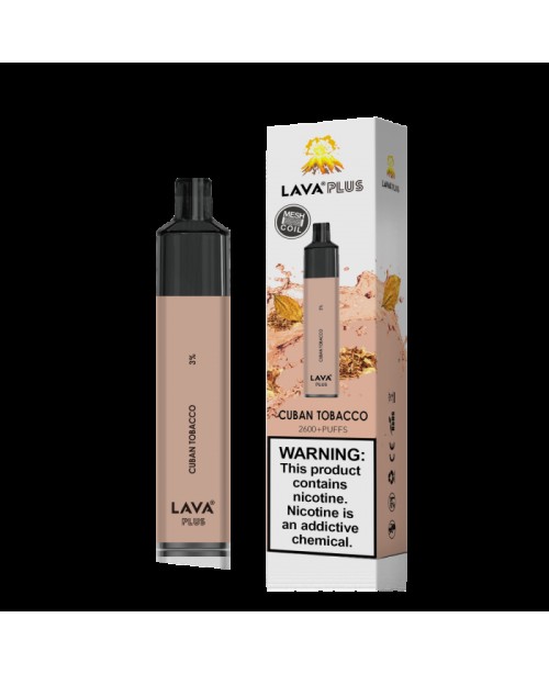 Lava Plus 2600 Puffs Disposable - Cuban Tobacco