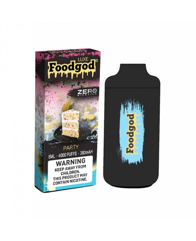 Foodgod Luxe Zero Nicotine Disposable 4000 Puffs 0% Nicotine Free - Party